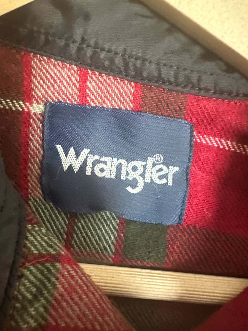 Wrangler Western Long Sleeve Plaid Flannel Snap Shirt - Picture 3 of 4